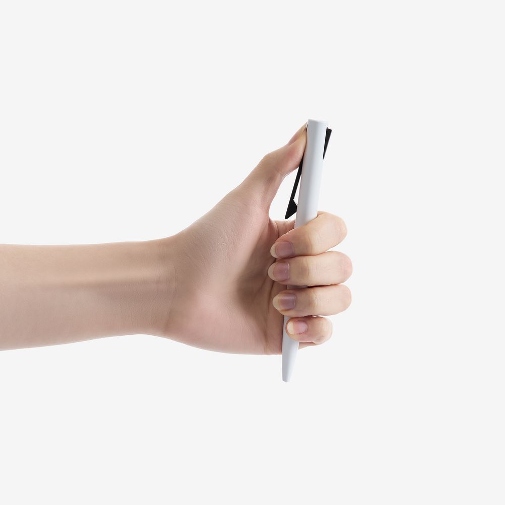 Ручка шариковая Snap, матовая белая / Миниатюра WWW (1000)