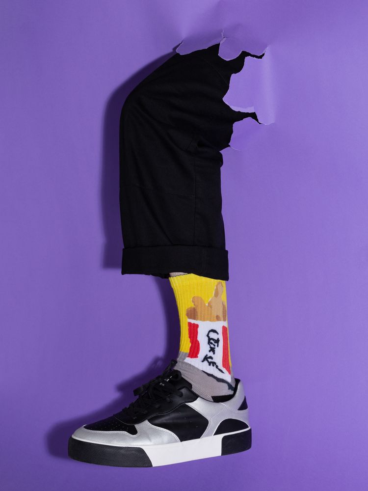 Носки «Куриные ножки» / Миниатюра WWW (1000)