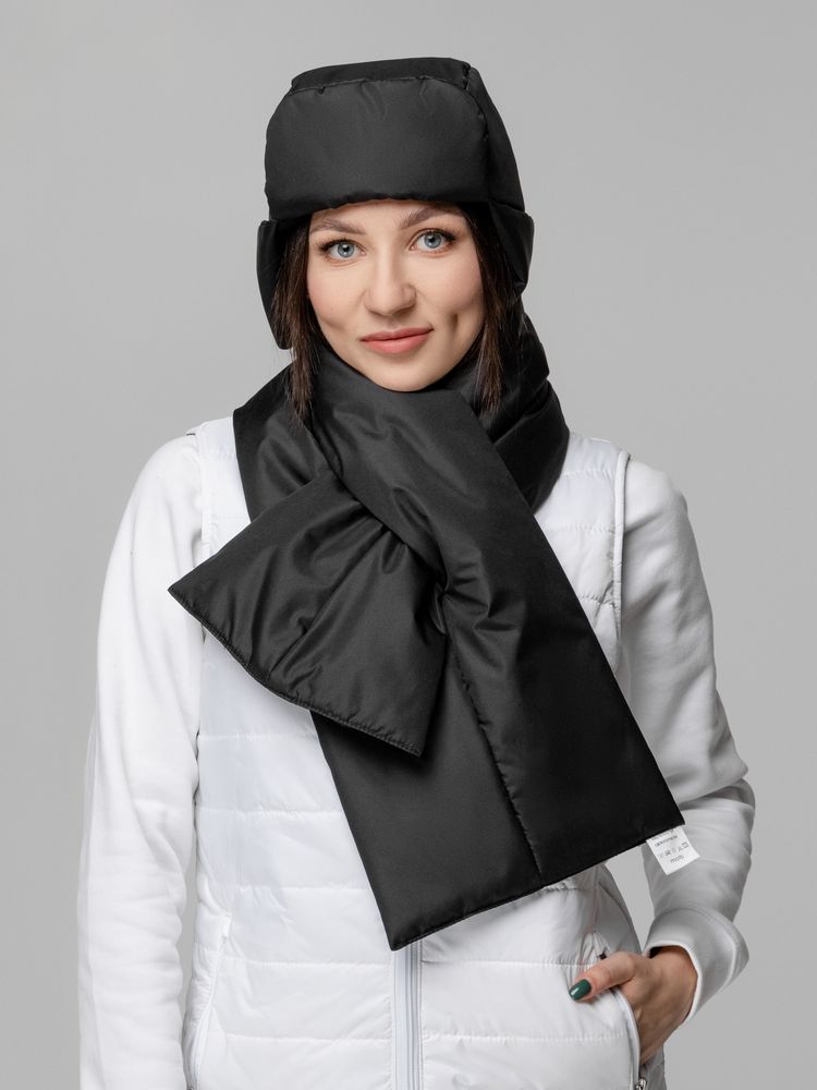 Шарф Shelter, черный / Миниатюра WWW (1000)