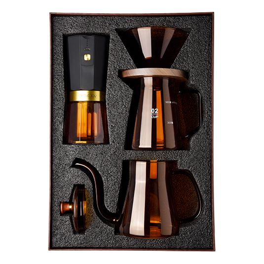 Кофейный набор Amber Coffee Maker Set, оранжевый с черным / Миниатюра WWW (1000)