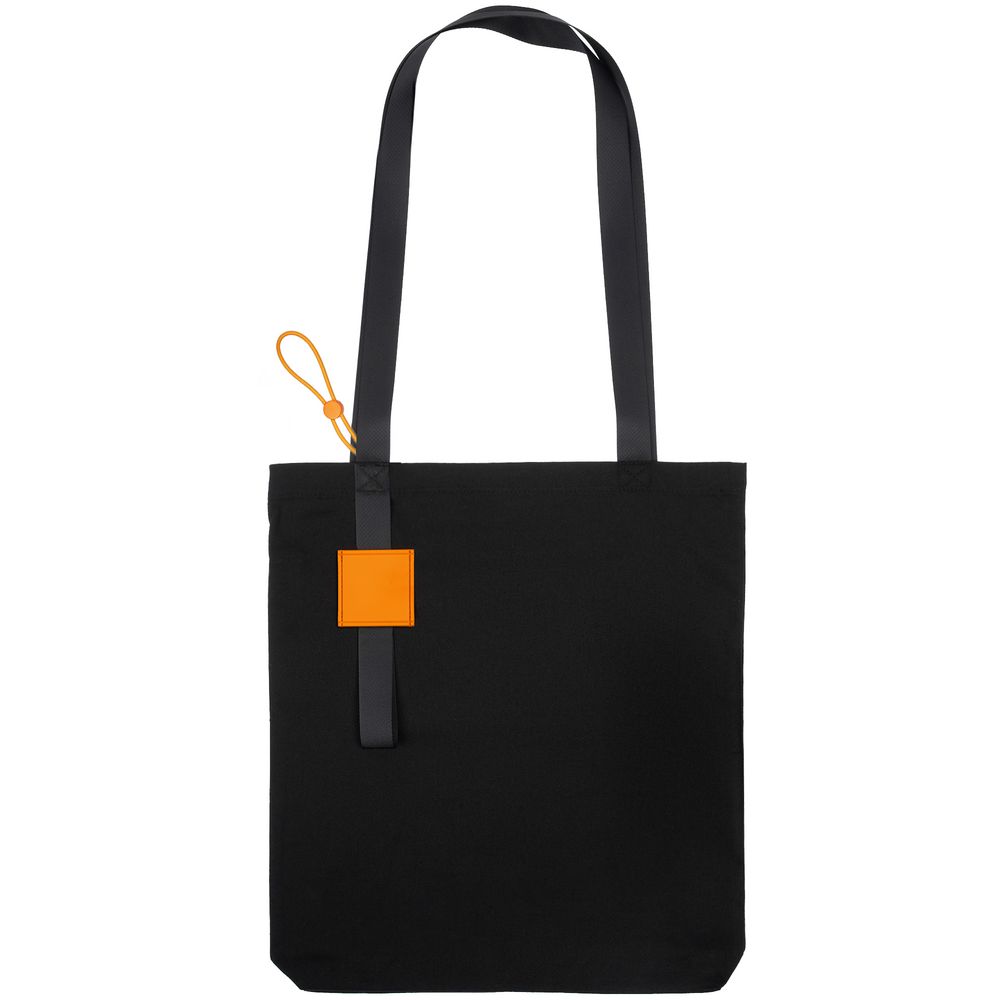 Лейбл из ПВХ Dzeta, L, оранжевый неон / Миниатюра нанесения (1000)