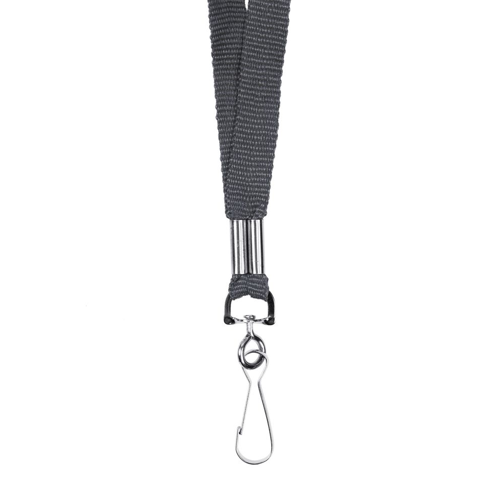 Лента с карабином Colorplan, серая / Миниатюра WWW (1000)