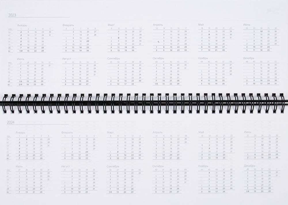 Планинг Grade, недатированный, желтый / Миниатюра WWW (1000)