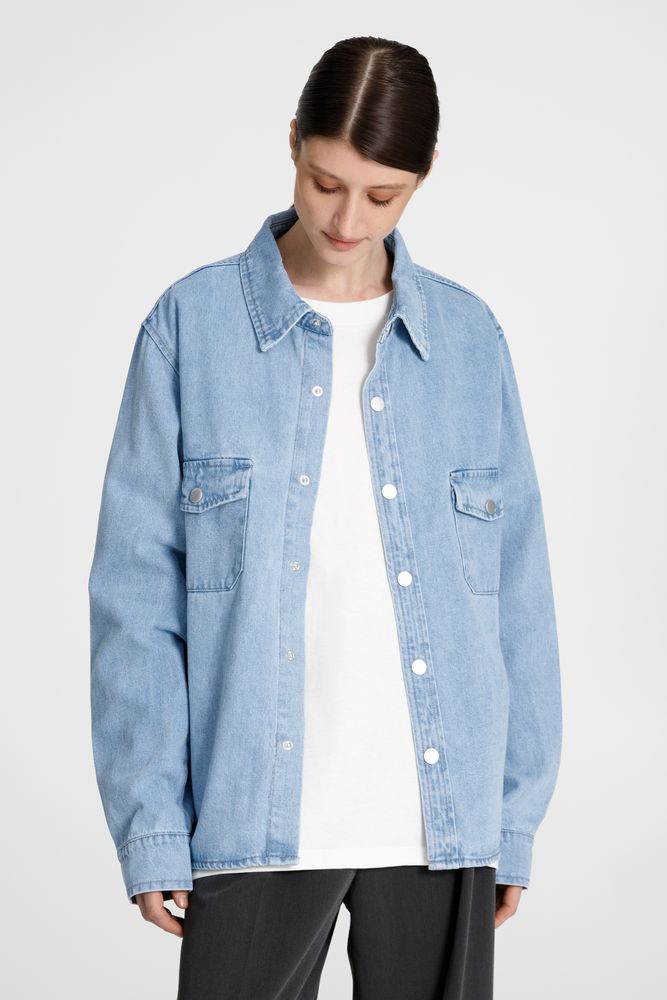 Куртка джинсовая O3, голубая / Миниатюра WWW (1000)