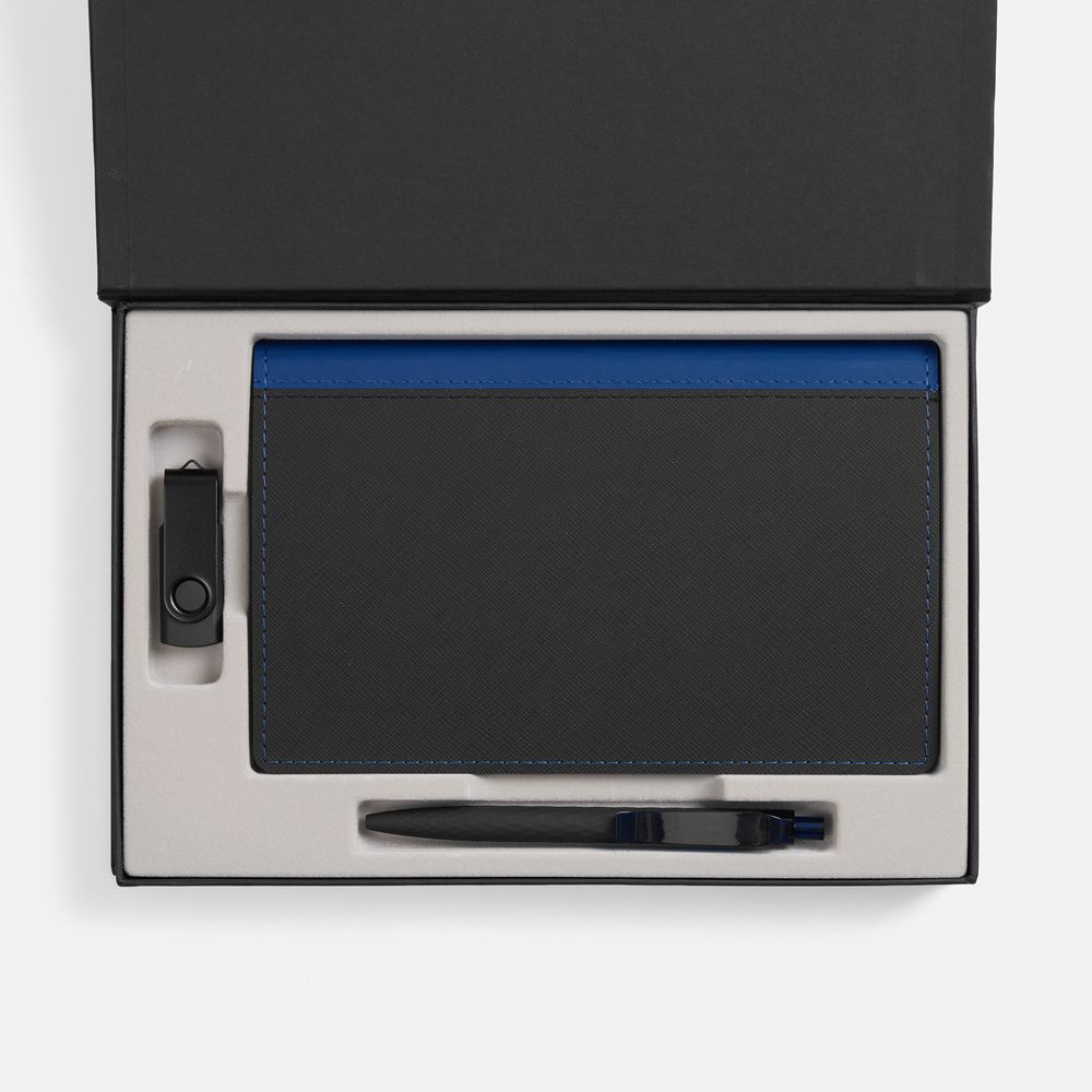 Набор Nice Twice Memory, черный с синим / Миниатюра WWW (1000)