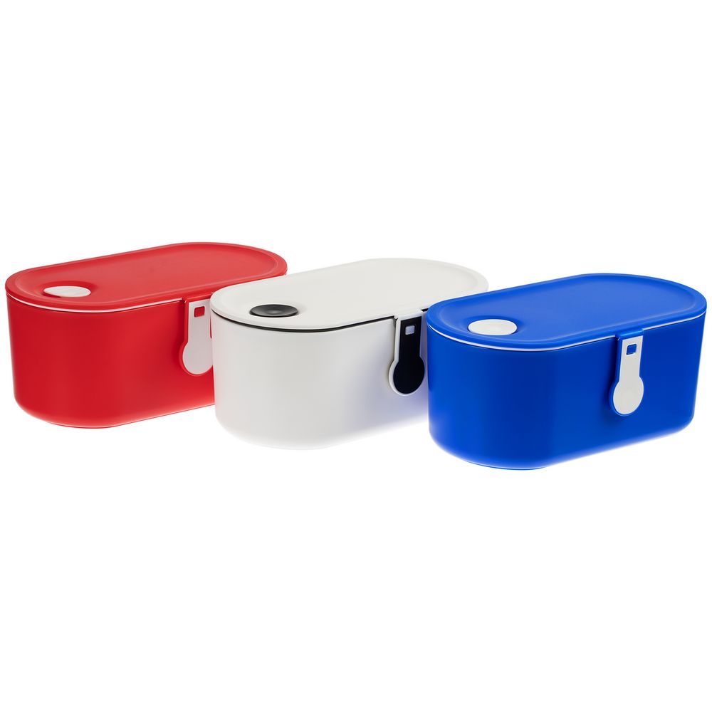 Ланчбокс Lunch Break, белый с черным / Миниатюра WWW (1000)