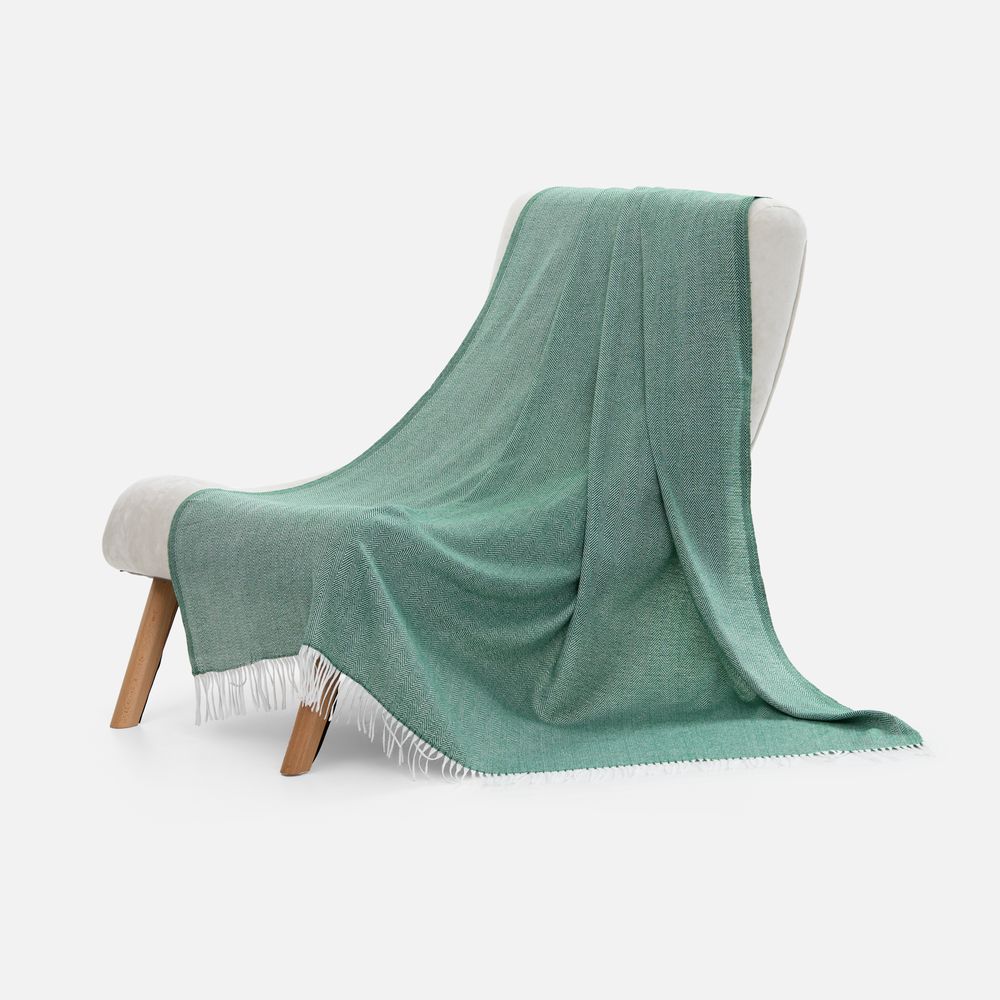 Плед «Гирвас», зеленый / Миниатюра WWW (1000)