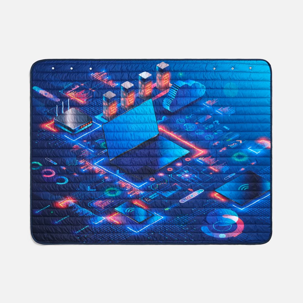 Плед-пончо Blanket Print на заказ / Миниатюра WWW (1000)