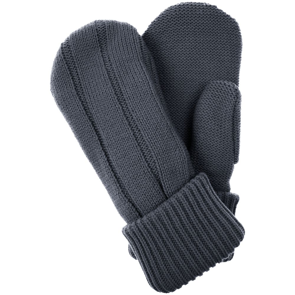 Варежки Knit Beat, серые (графит) / Миниатюра WWW (1000)