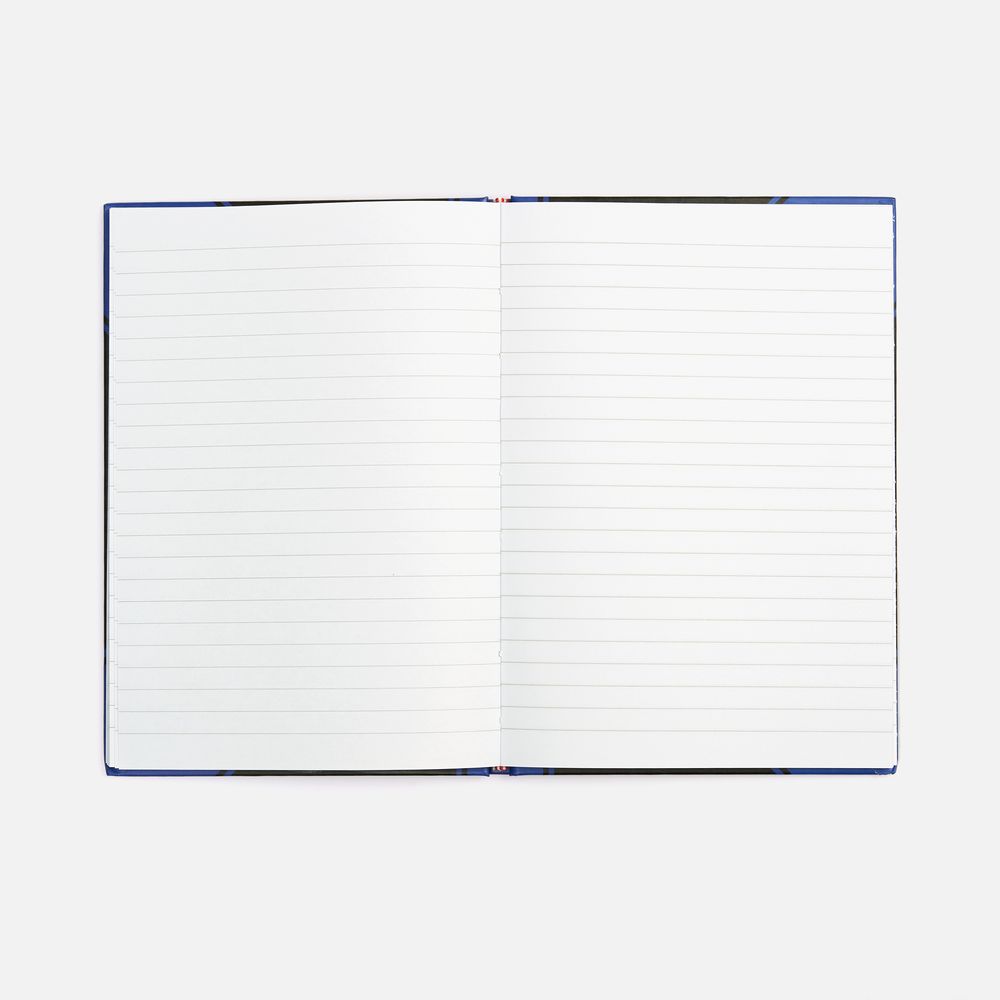 Блокнот Accenti, черный с синим / Миниатюра WWW (1000)