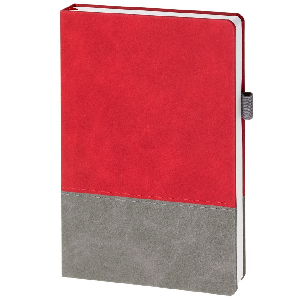 Ежедневник Horizon, недатированный, серый с красным / Миниатюра WWW (1000)