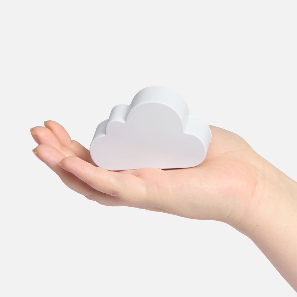 Сквиши-антистресс «Облако», белый / Миниатюра WWW (1000)
