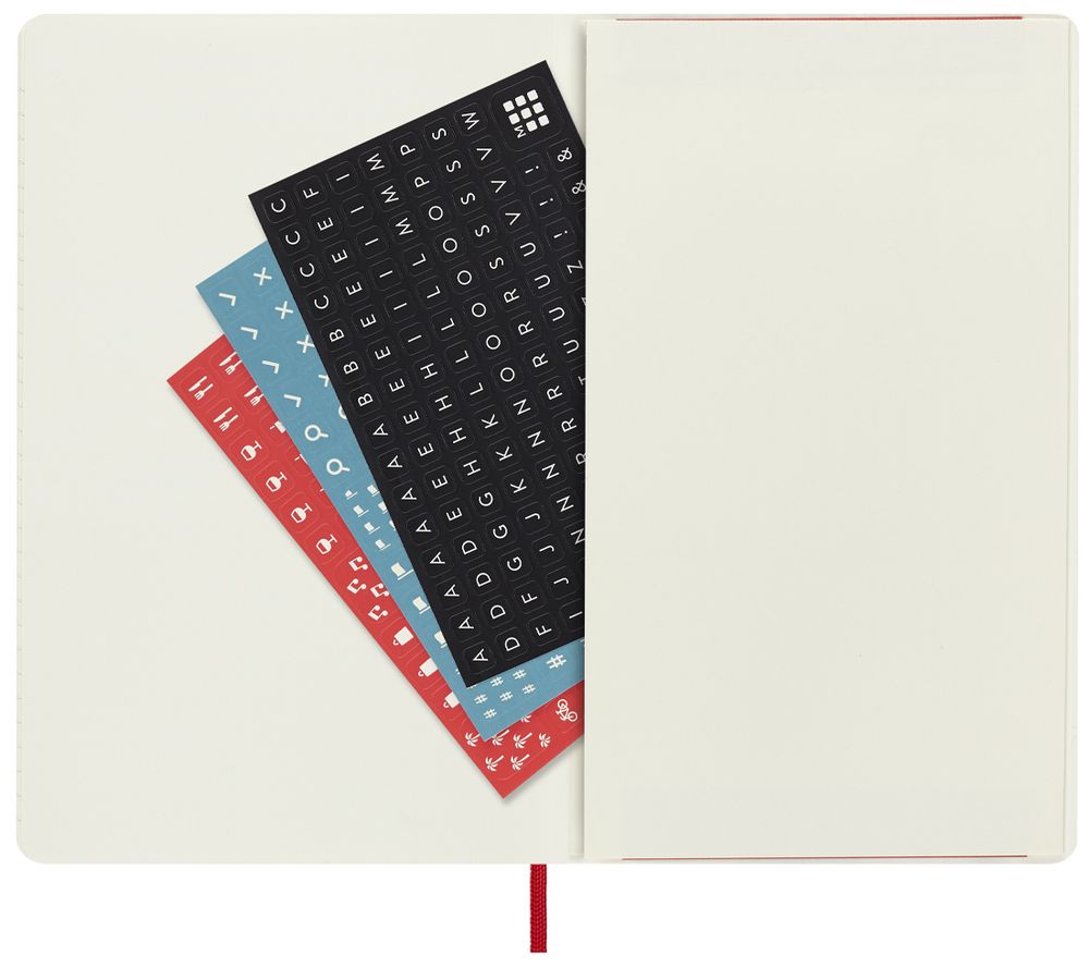 Еженедельник Moleskine Classic Soft Large, красный / Миниатюра WWW (1000)