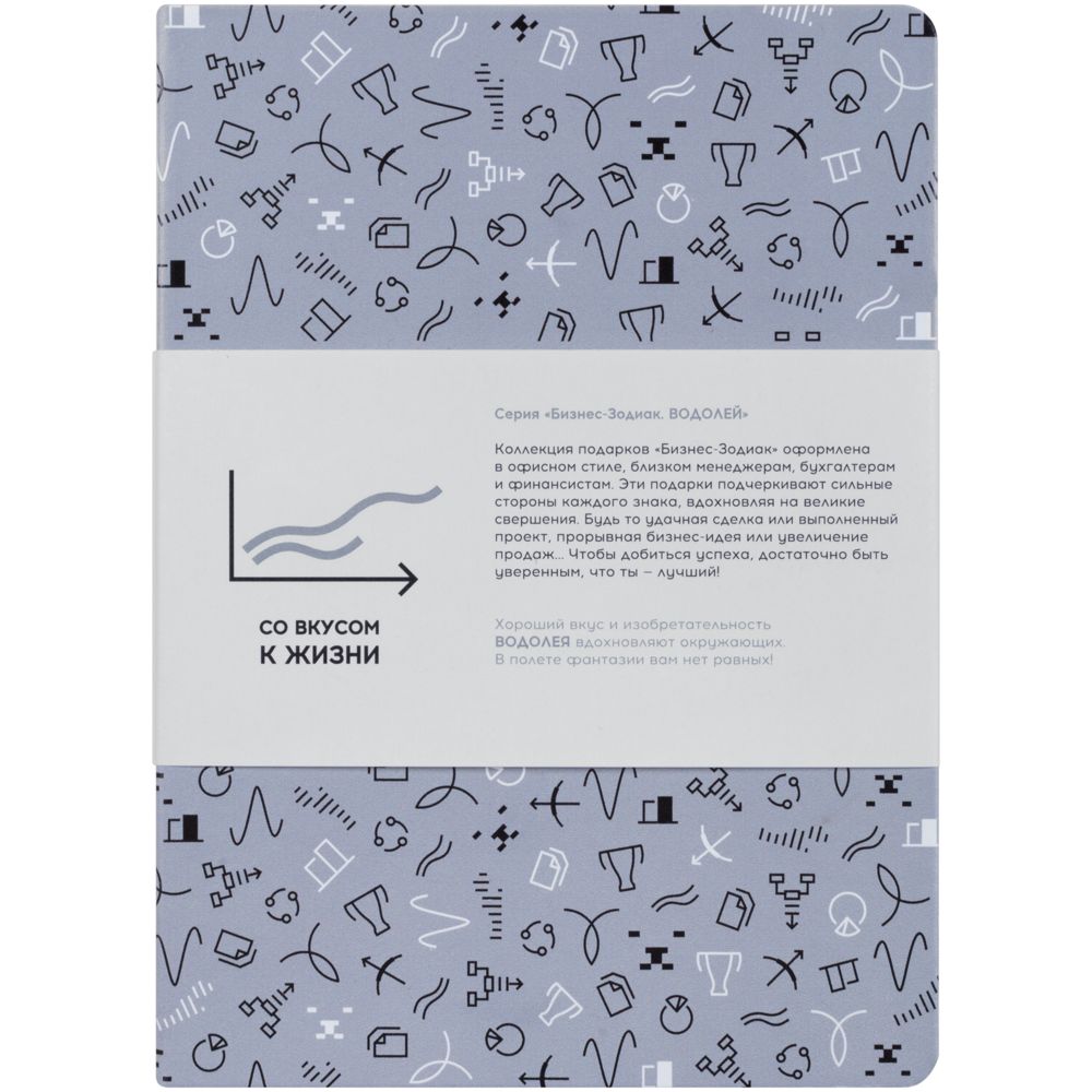 Ежедневник «Бизнес-зодиак. Водолей», уценка / Миниатюра WWW (1000)