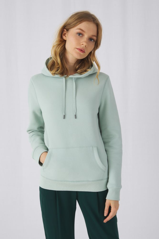 Толстовка с капюшоном женская Queen, черная / Миниатюра WWW (1000)