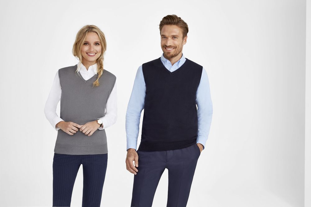 Жилет унисекс Gentlemen, серый / Миниатюра WWW (1000)