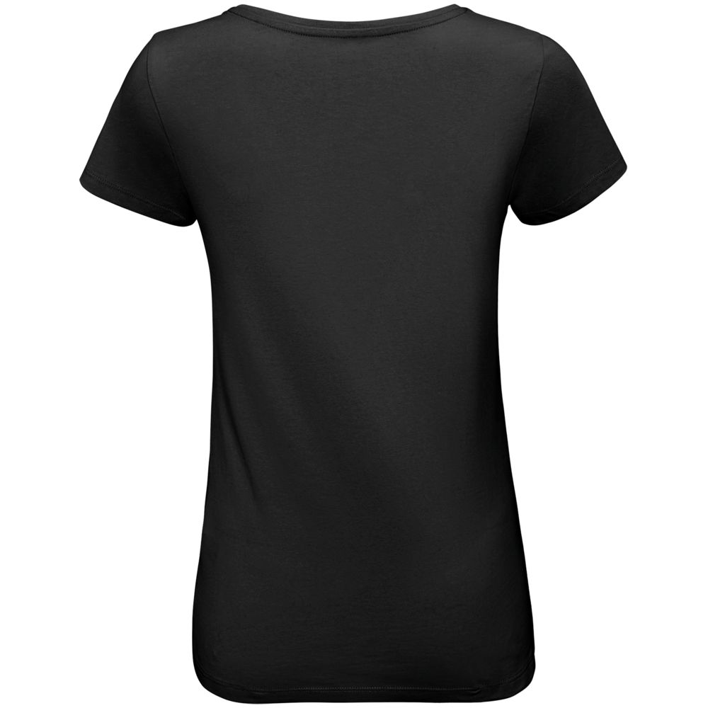 Футболка женская «Арт-рокстар. Kiss Me», черная / Миниатюра WWW (1000)