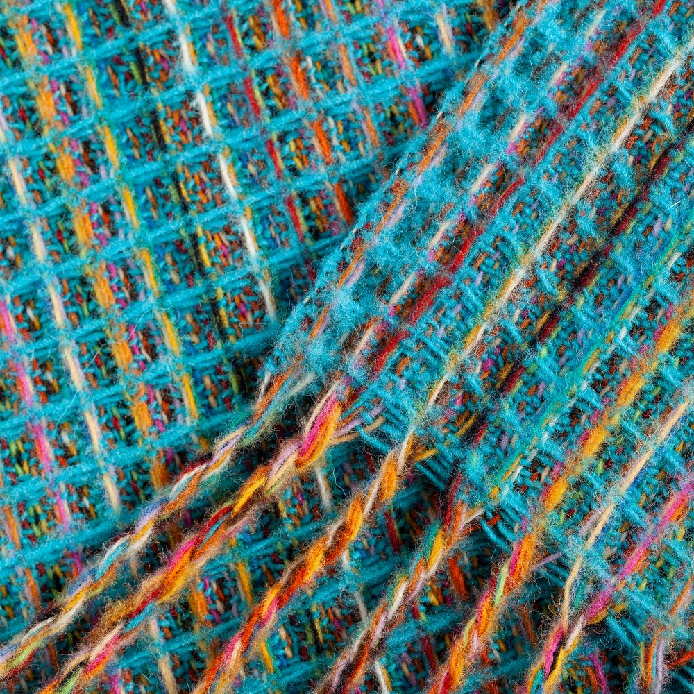 Плед Brera Waffle Turchese, голубой / Миниатюра WWW (1000)