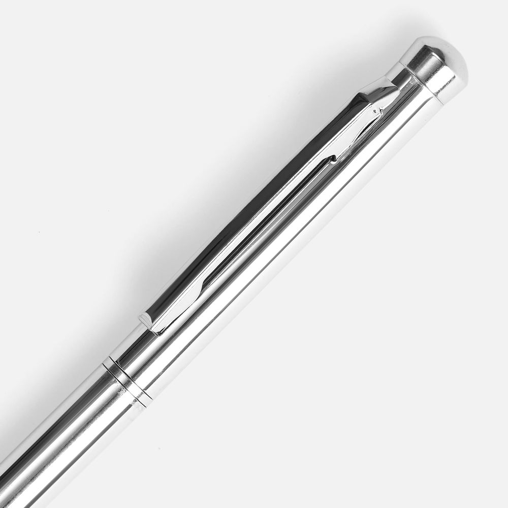 Ручка шариковая Hotel Ferra, серебристая / Миниатюра WWW (1000)