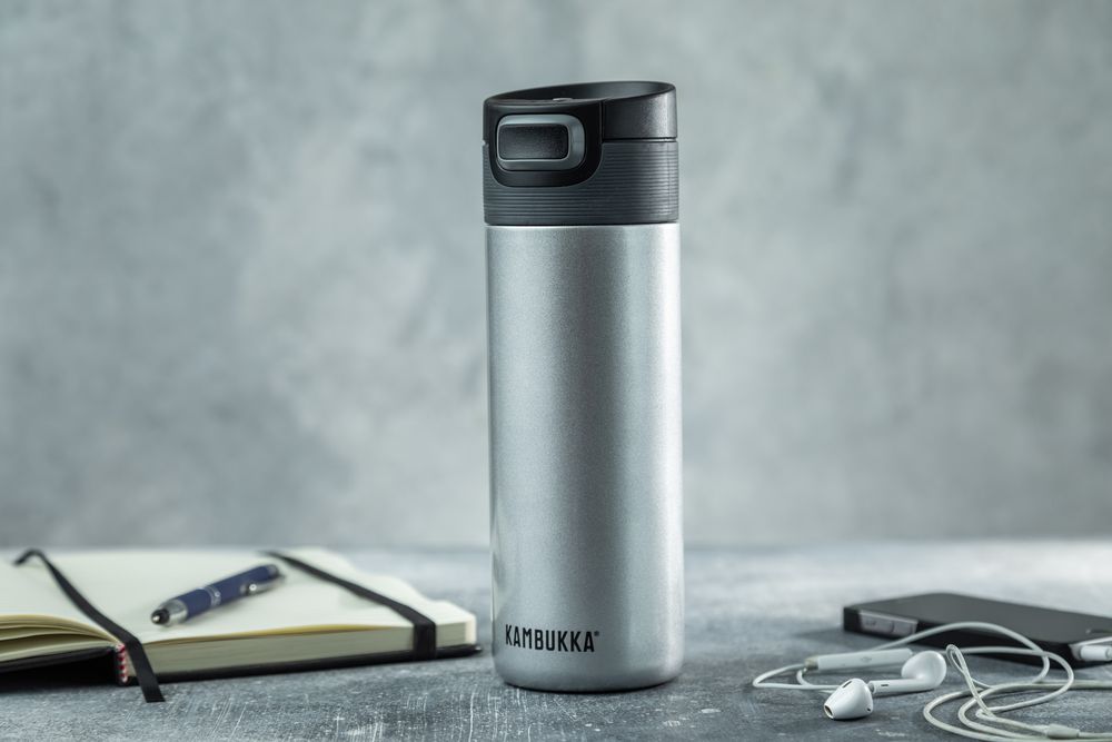 Термостакан Etna 500, серебристый / Миниатюра WWW (1000)