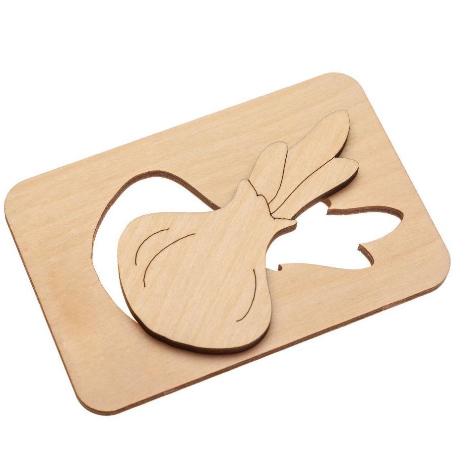 Карточки-раскраски Wood Games, овощи / Миниатюра WWW (1000)