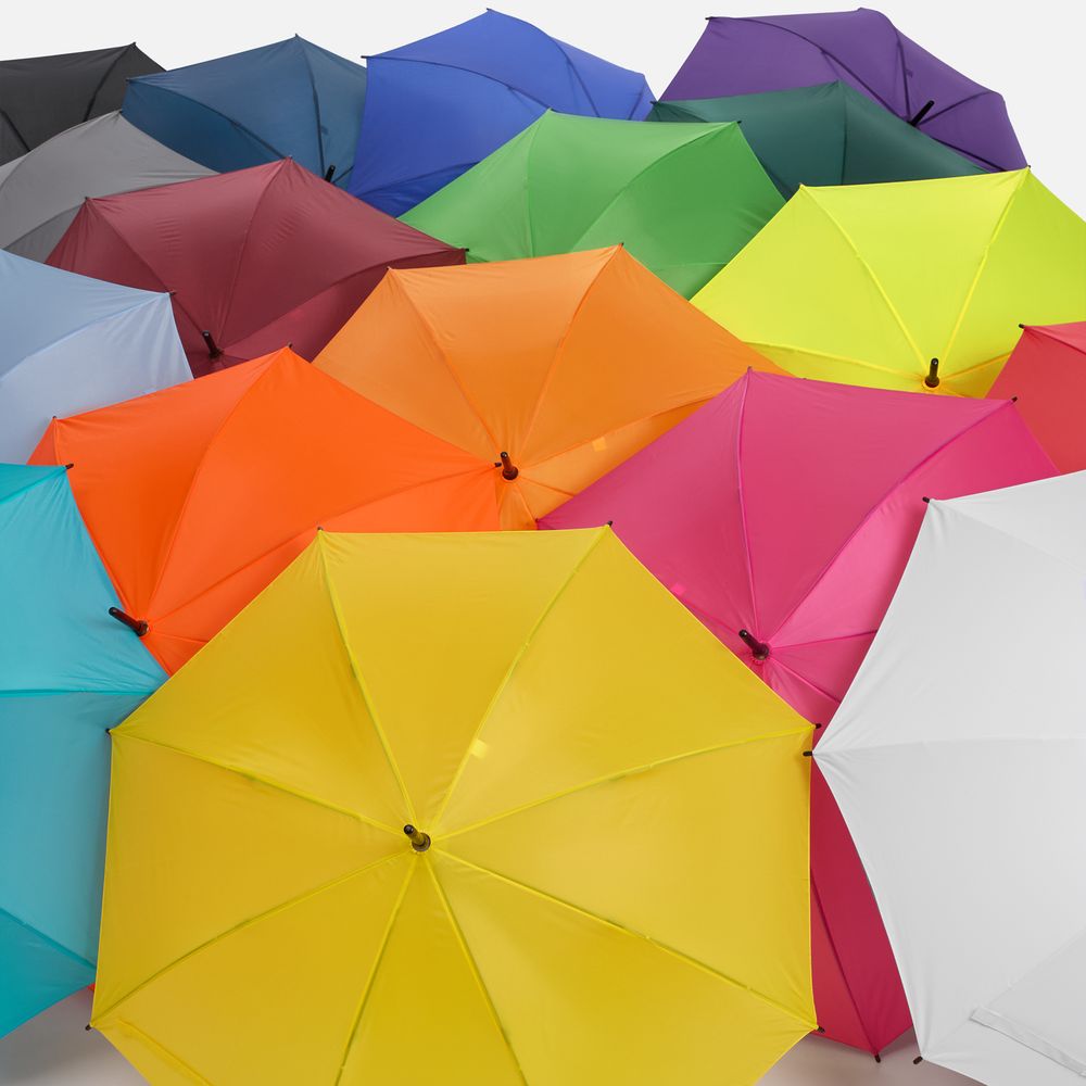 Зонт-трость Standard, желтый / Миниатюра WWW (1000)