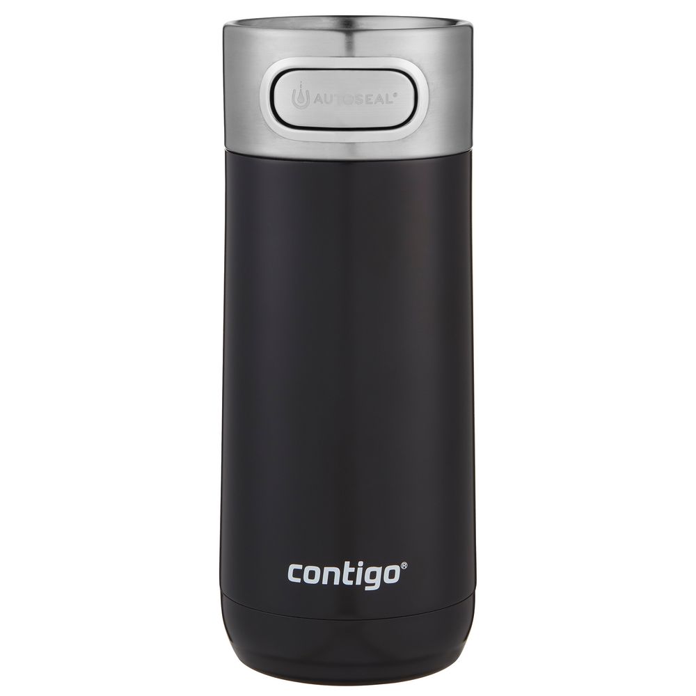 Термостакан Luxe, вакуумный, герметичный, черный / Миниатюра WWW (1000)