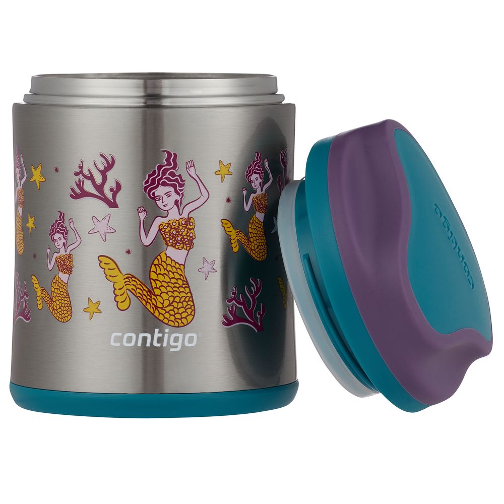 Термос для еды детский Food Jar Mermaids / Миниатюра WWW (1000)