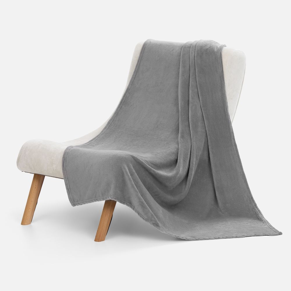 Плед Plush, серый / Миниатюра WWW (1000)