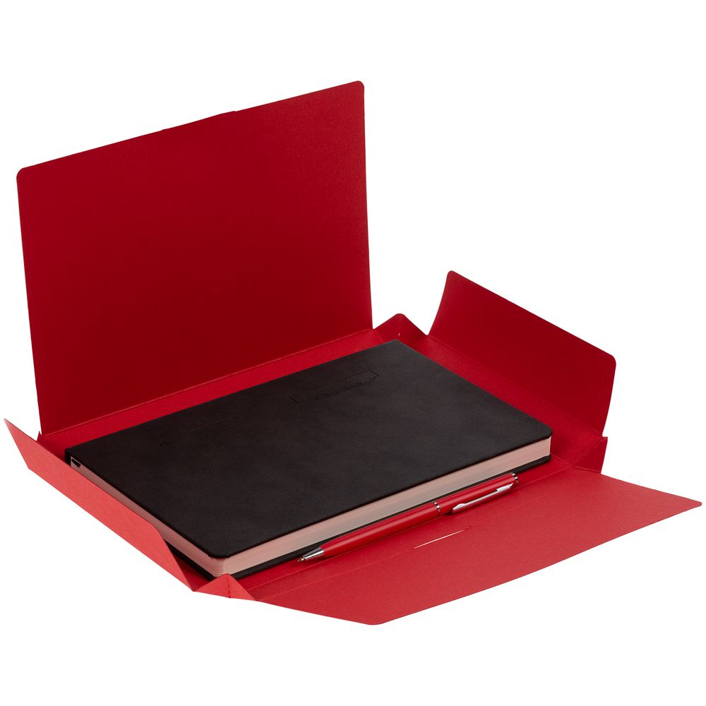 Набор Magnet Chrome с блокнотом, красный / Миниатюра WWW (1000)