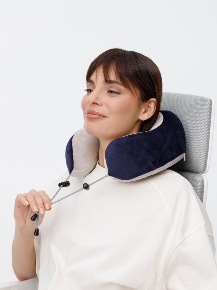 Дорожная подушка-массажер inRelax, синяя / Миниатюра WWW (1000)