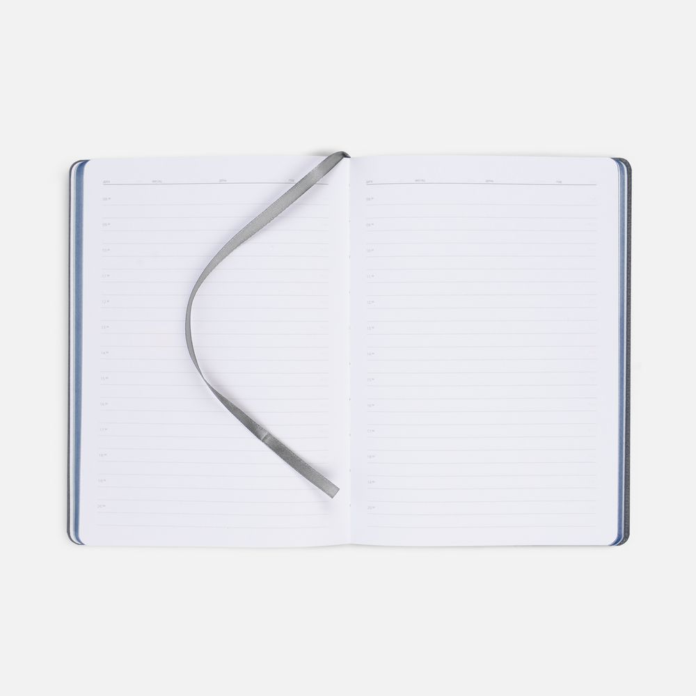 Ежедневник Frame, недатированный,синий с серым / Миниатюра WWW (1000)