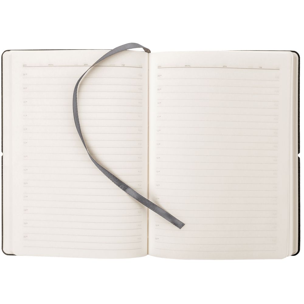 Ежедневник Folks, недатированный, серый / Миниатюра WWW (1000)