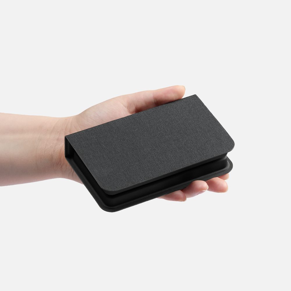 Внешний аккумулятор с беспроводной зарядкой reCover, черный / Миниатюра WWW (1000)