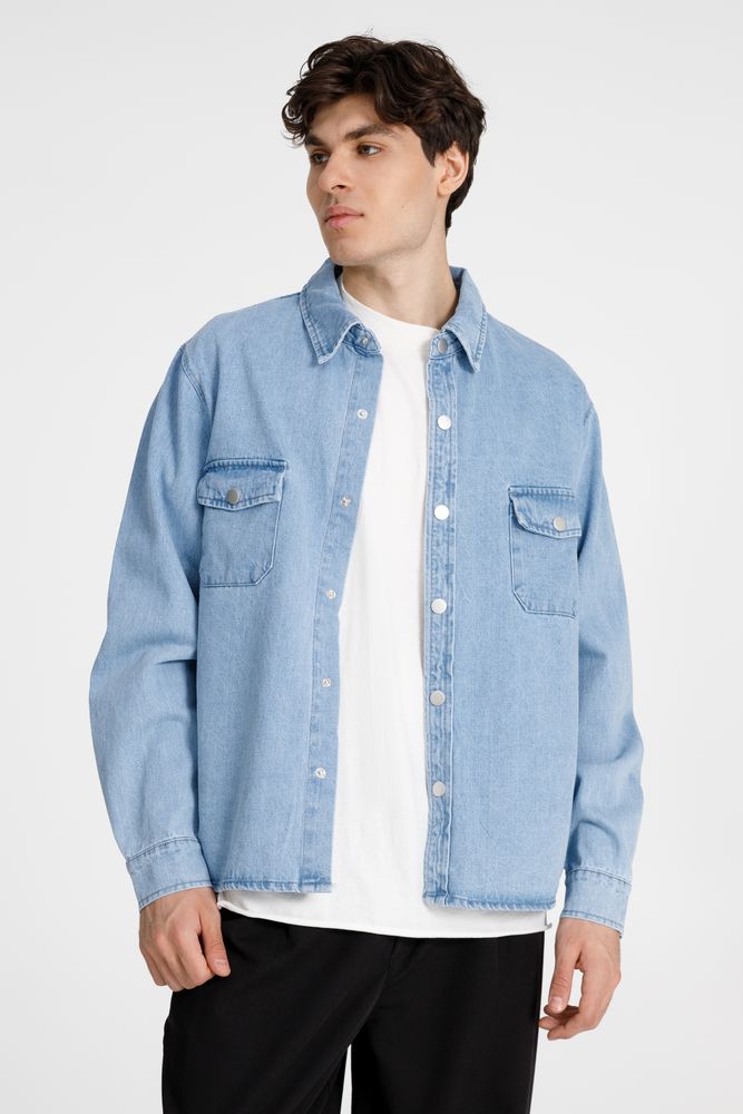 Куртка джинсовая O3, голубая / Миниатюра WWW (1000)