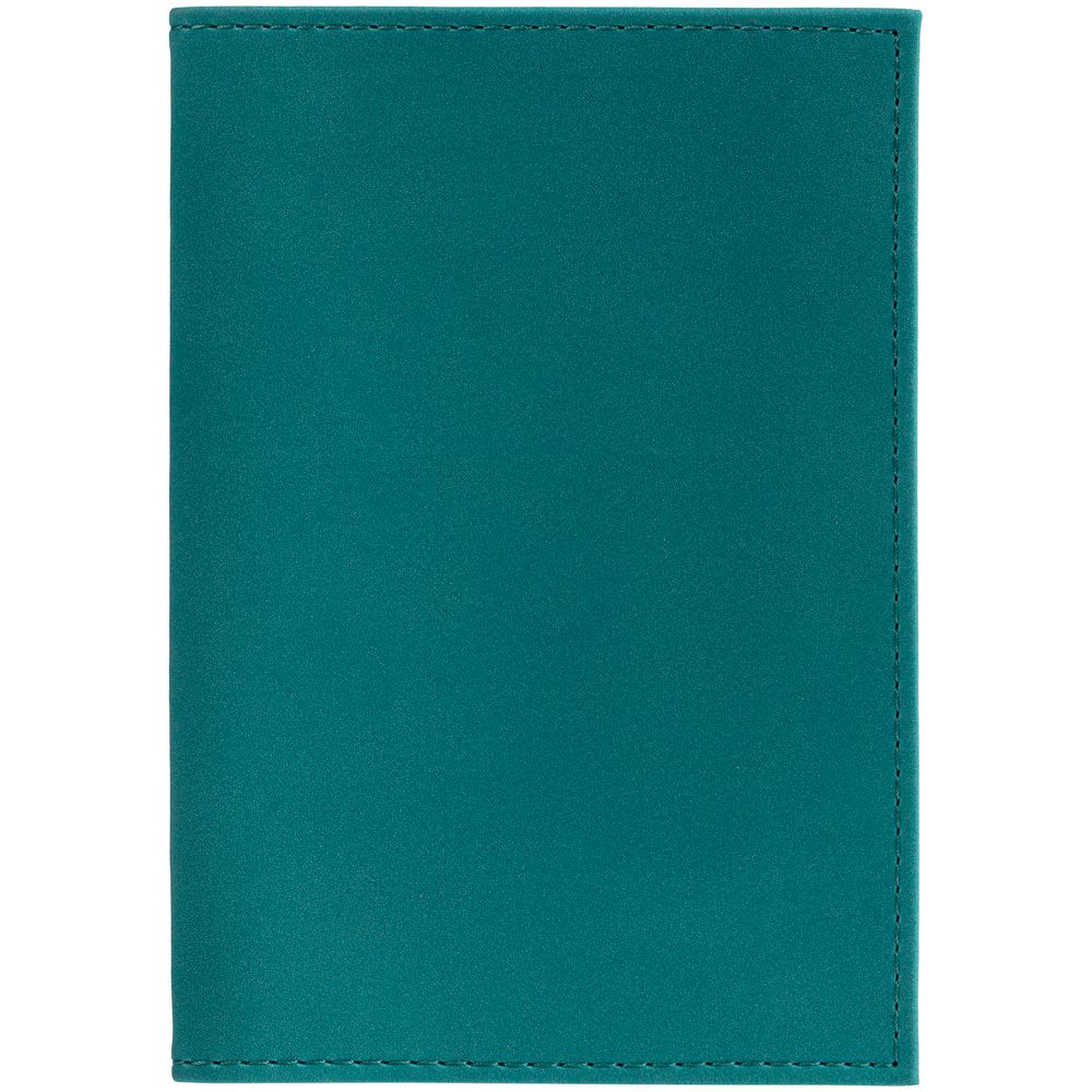 Обложка для паспорта Nubuck, бирюзовая / Миниатюра WWW (1000)