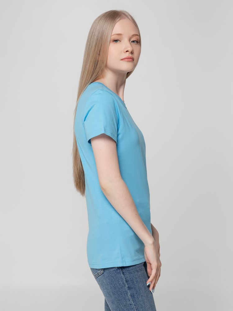 Футболка женская T-bolka Lady, голубая / Миниатюра WWW (1000)