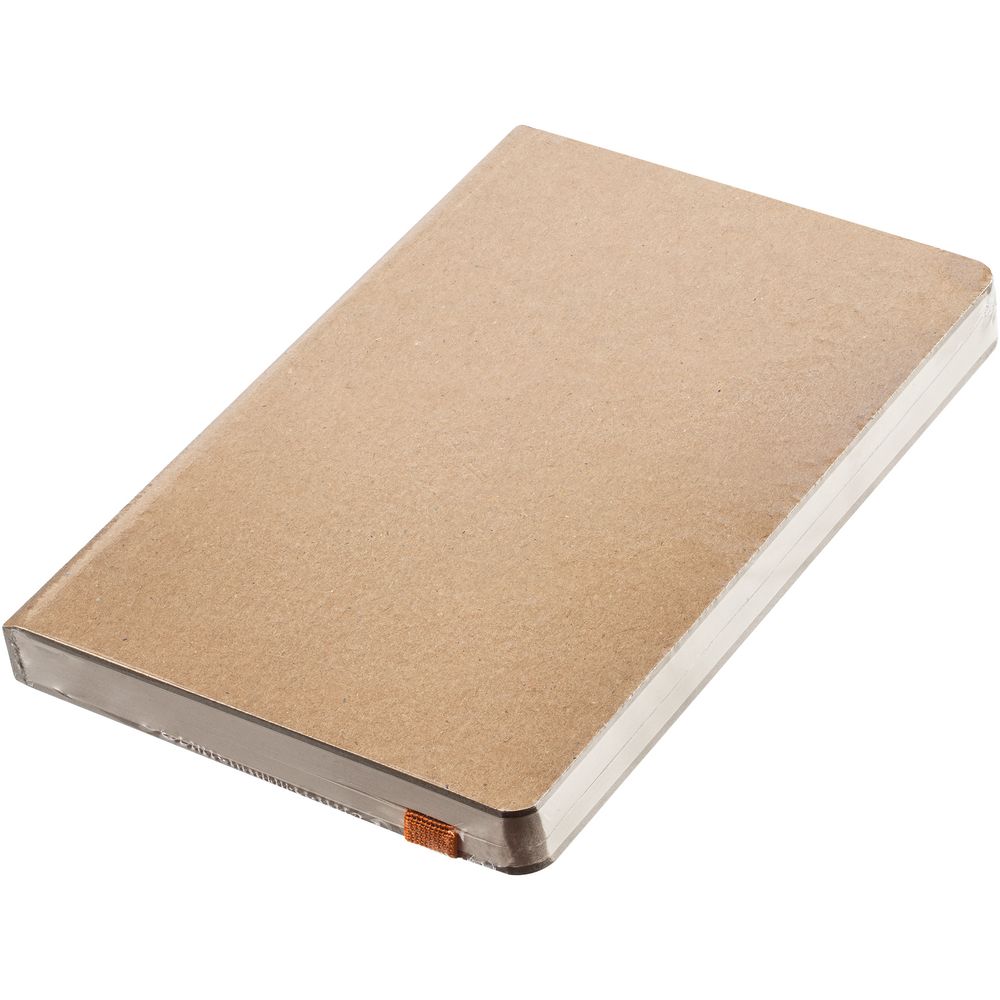 Ежедневник Eco Write Mini, недатированный, с оранжевой резинкой / Миниатюра WWW (1000)