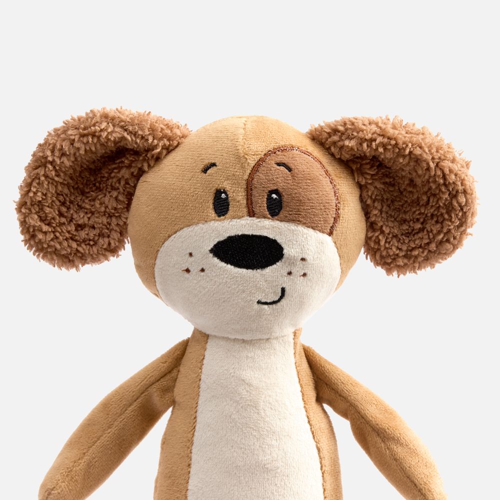 Мягкая игрушка Beastie Toys, собачка с белым шарфом / Миниатюра WWW (1000)