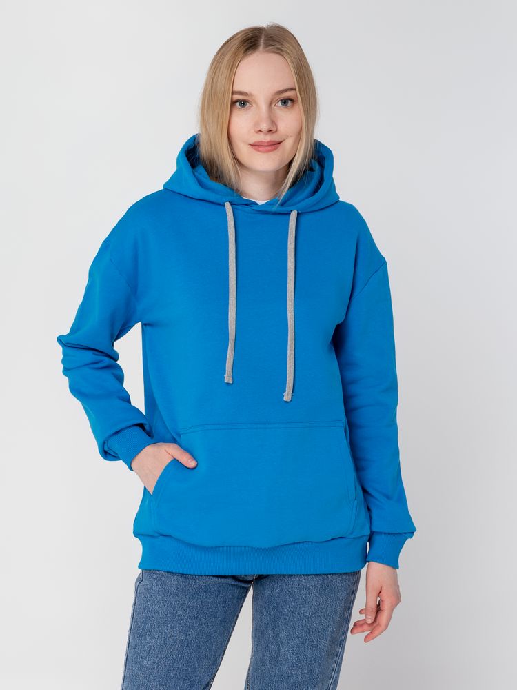 Толстовка с капюшоном Unit Kirenga Heavy, бирюзовая / Миниатюра WWW (1000)