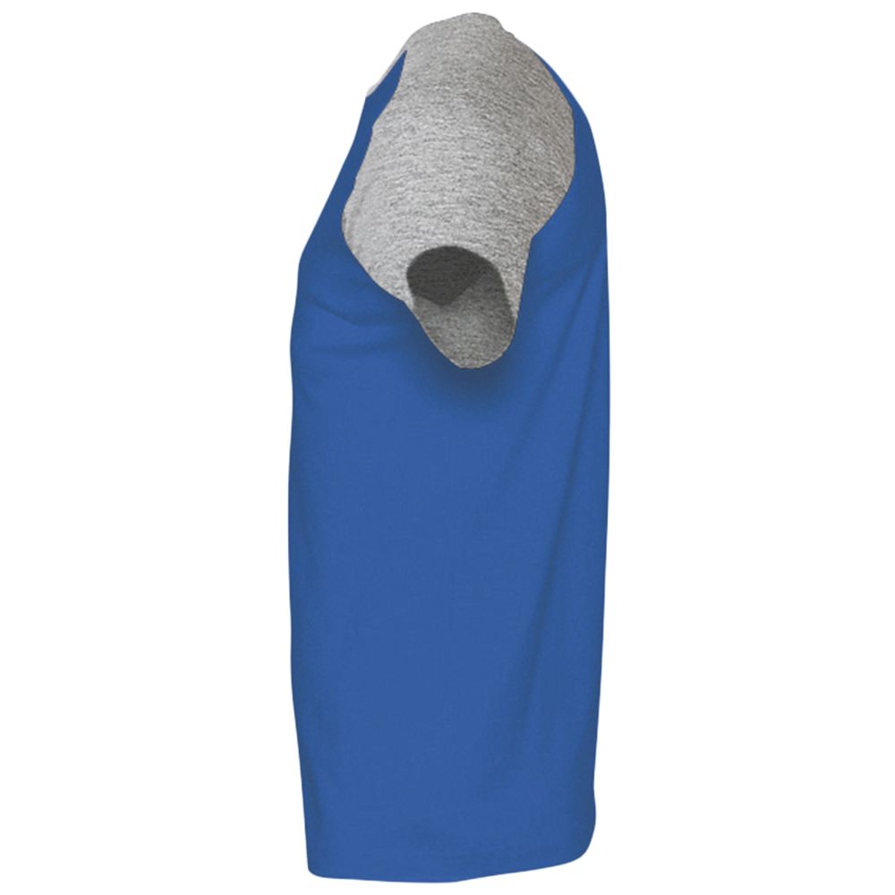 Футболка мужская двухцветная Funky 150, ярко-синяя с серым меланжем / Миниатюра WWW (1000)