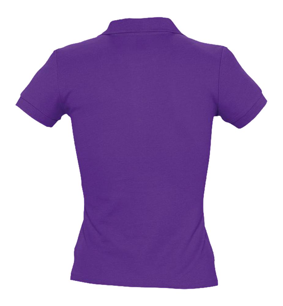 Рубашка поло женская People 210, темно-фиолетовая / Миниатюра WWW (1000)