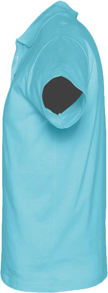 Рубашка поло мужская Prescott Men 170, бирюзовая / Миниатюра WWW (1000)