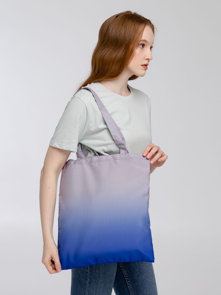 Сумка для покупок Shop Drop, серо-синий градиент / Миниатюра WWW (1000)