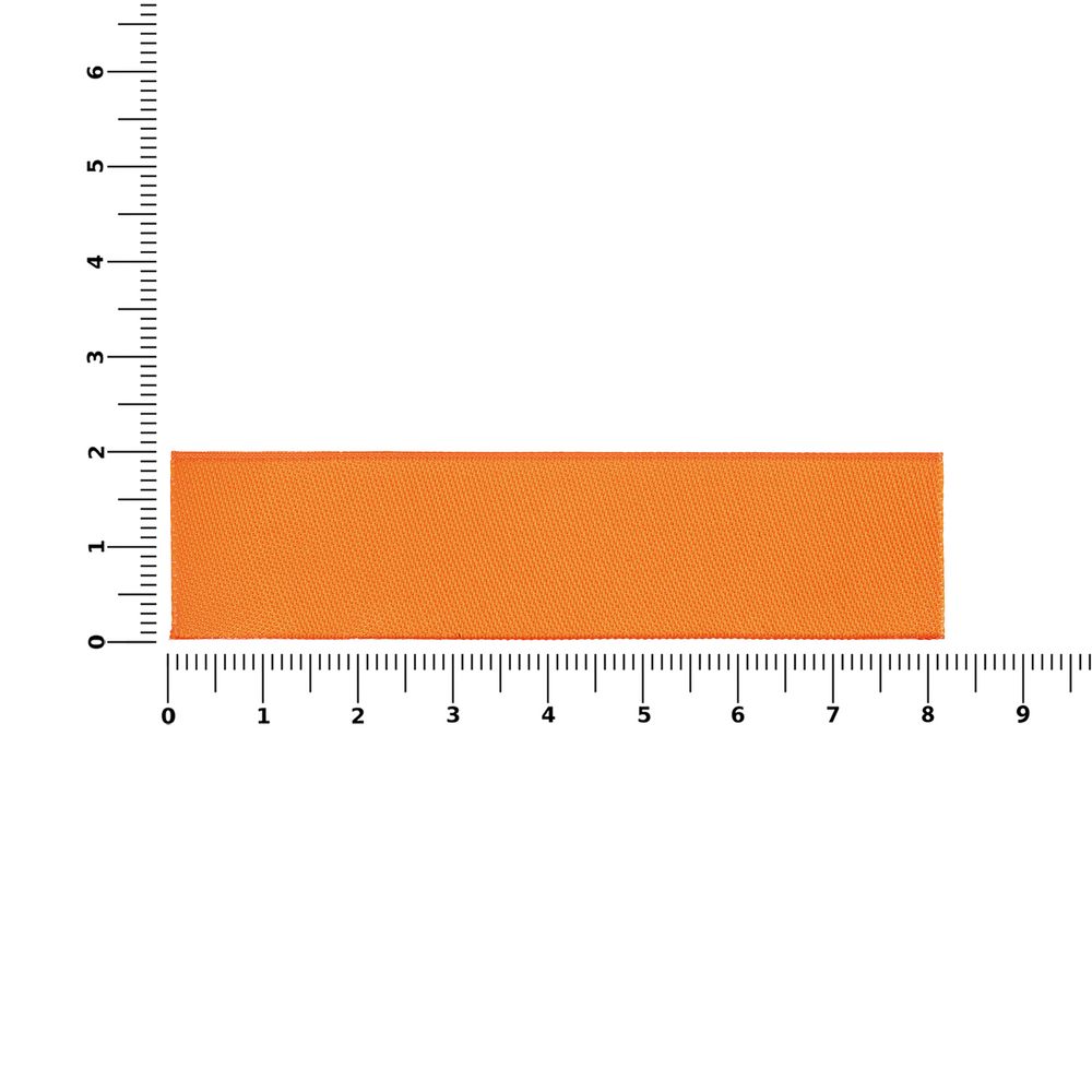 Лейбл тканевый Epsilon, S, оранжевый / Миниатюра WWW (1000)