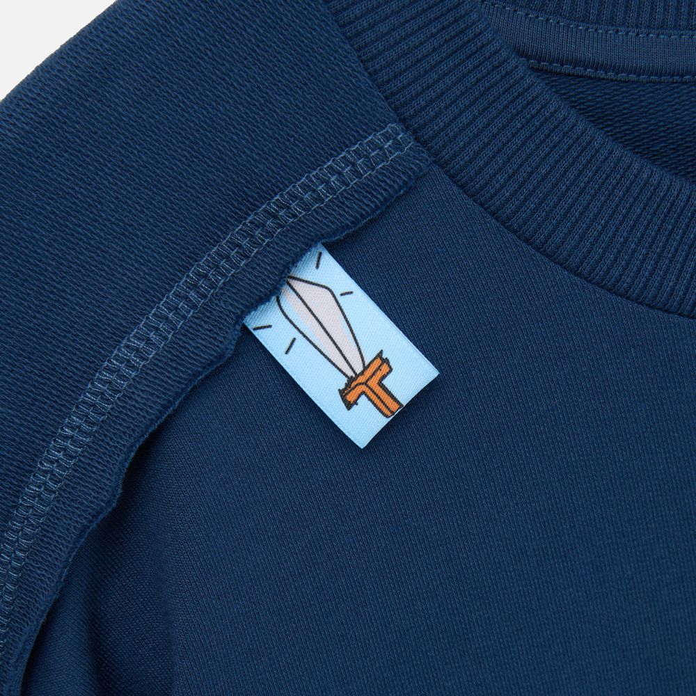 Лейбл тканевый Epsilon, S, белый / Миниатюра нанесения (1000)