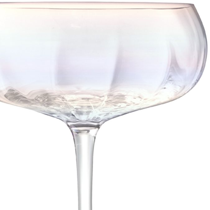 Набор из 4 бокалов для шампанского Pearl Saucer / Миниатюра WWW (1000)