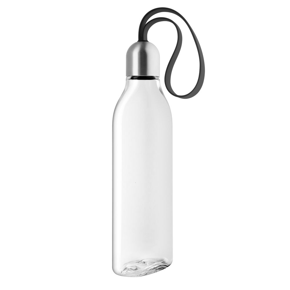 Бутылка плоская Backpack, черная / Миниатюра WWW (1000)