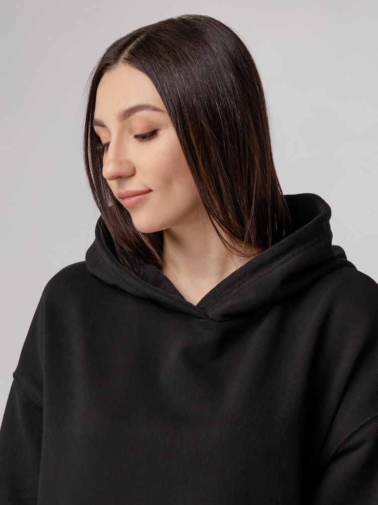 Худи оверсайз унисекс Outshine, черное / Миниатюра WWW (1000)