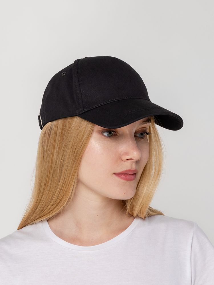 Бейсболка Convention, черная / Миниатюра WWW (1000)